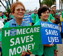 San Diego In-Home Supportive Services (IHSS) workers pay increase from $9.50 to $9.85 an hour